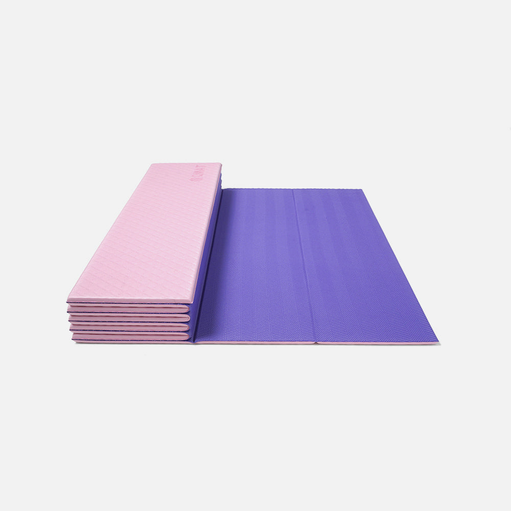 6mm折疊瑜珈墊-雙色 60*180cm