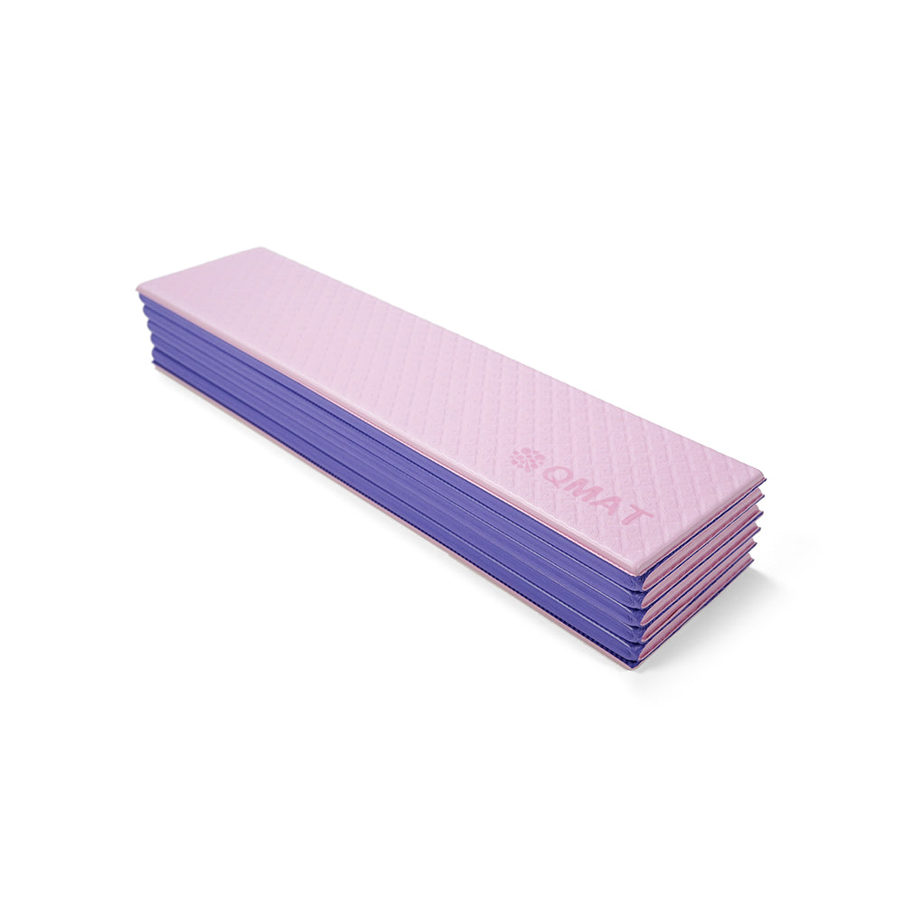 6mm折疊瑜珈墊-雙色 60*180cm