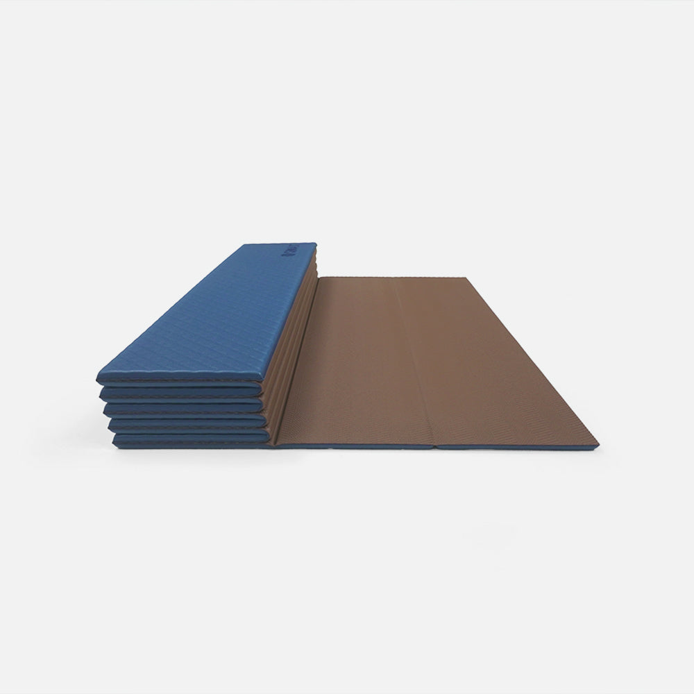 6mm折疊瑜珈墊-雙色 60*180cm