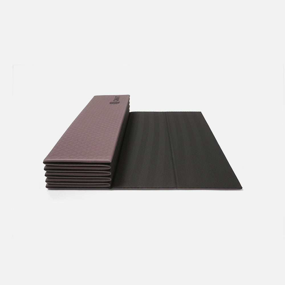 6mm折疊瑜珈墊-雙色 60*180cm