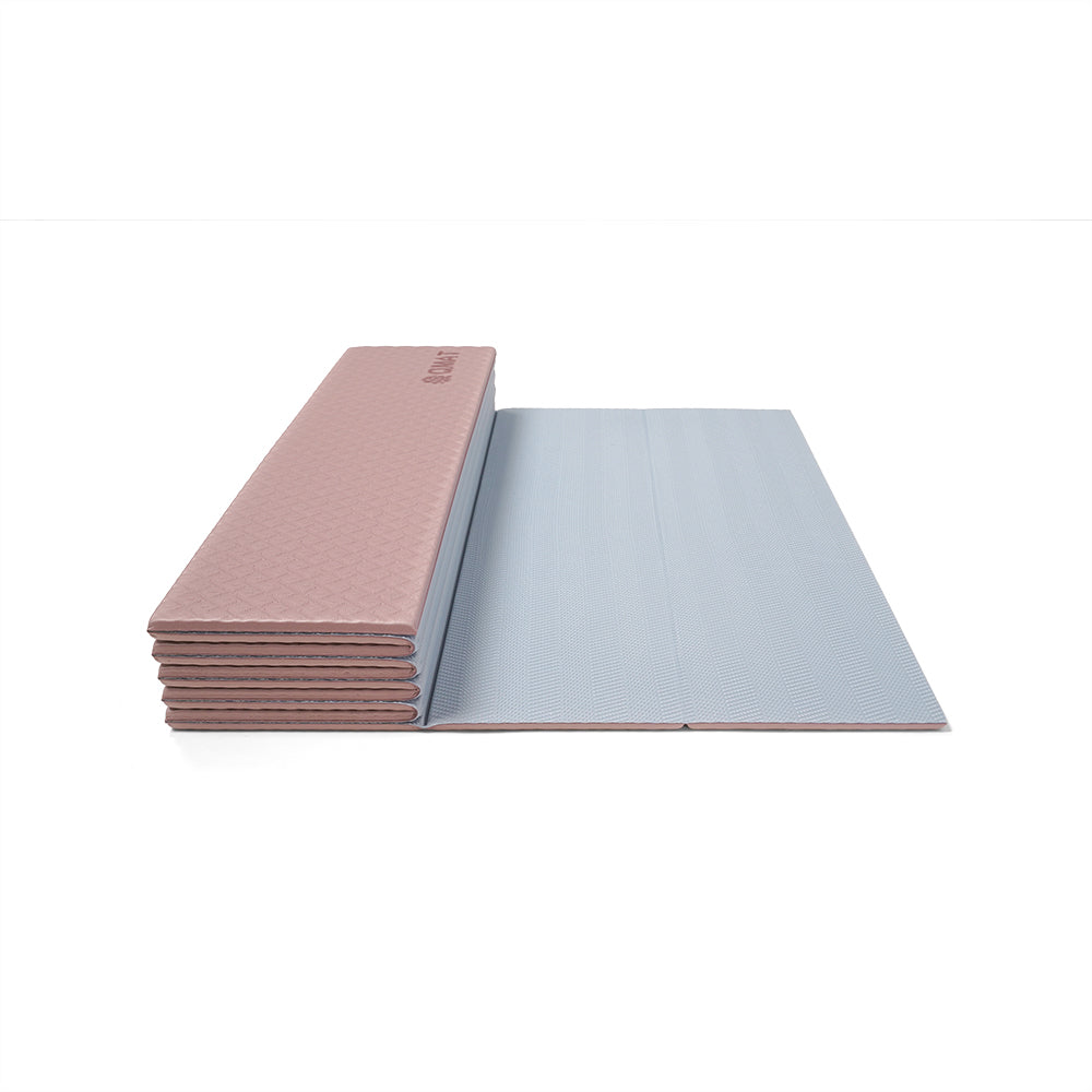 6mm折疊瑜珈墊-雙色 60*180cm