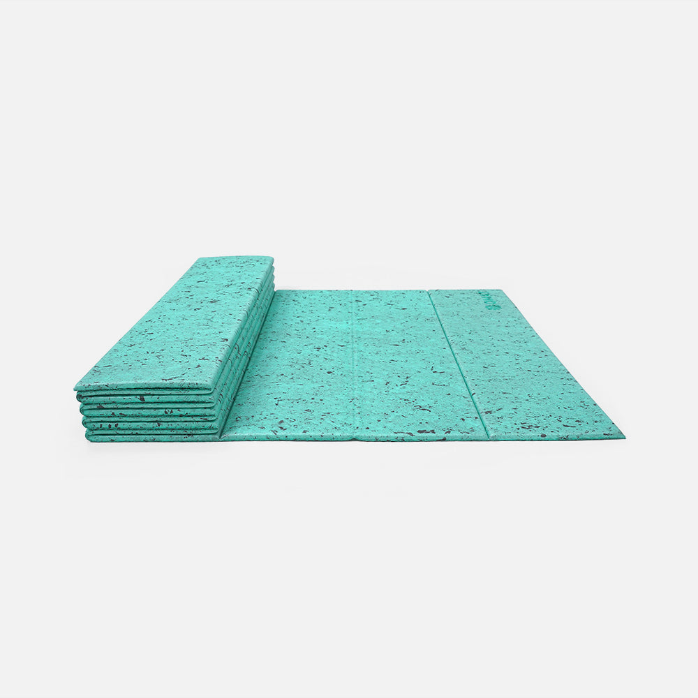 6mm折疊瑜珈墊(十二折墊)60*180cm - EPR塑膠回收再製款