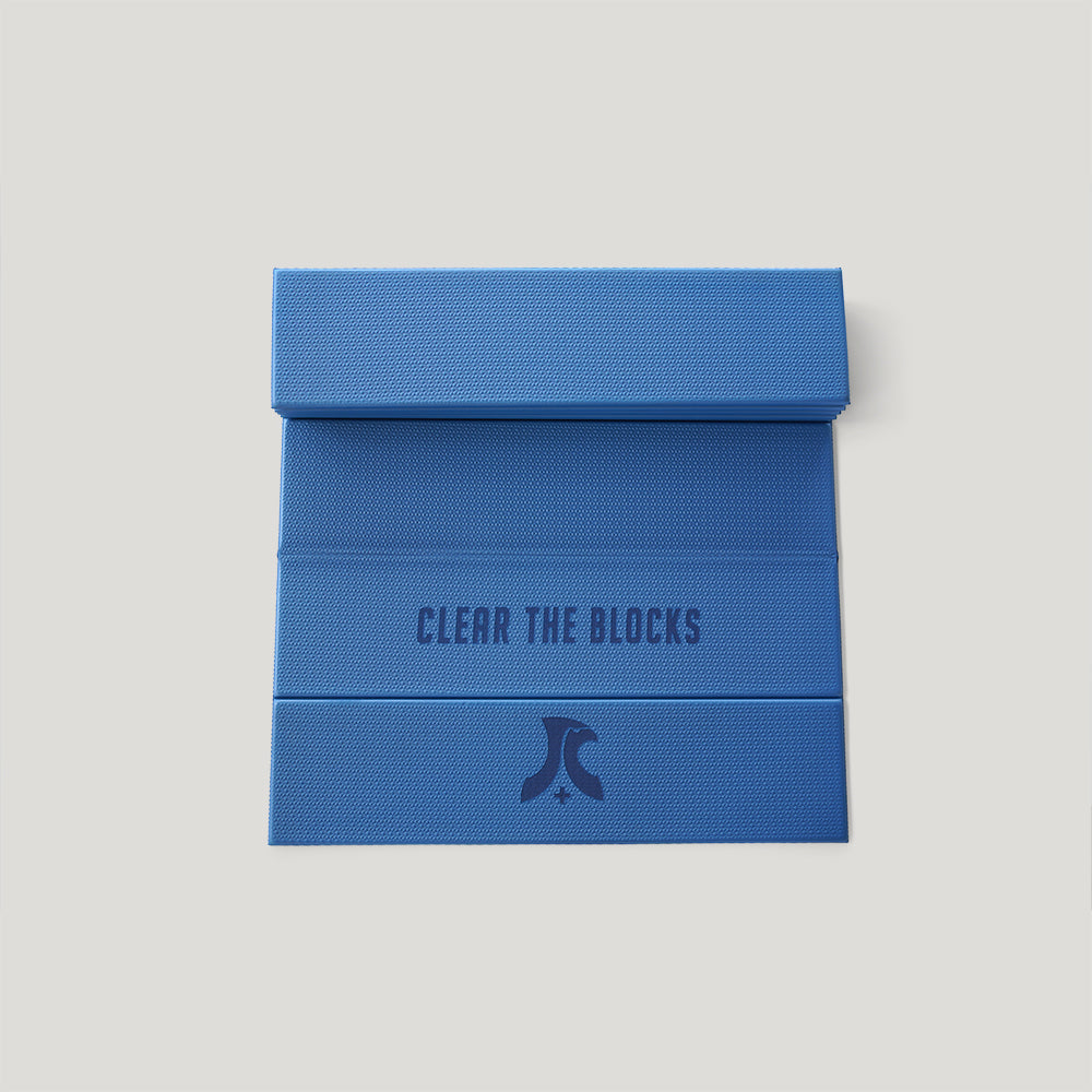 QMAT x JC陳傑|6mm折疊瑜珈墊-蔚藍青