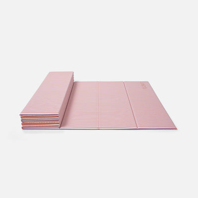 6mm折疊瑜珈墊 - 條紋款 60 x 180cm