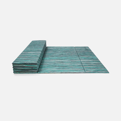 6mm折疊瑜珈墊 - 條紋款 60 x 180cm