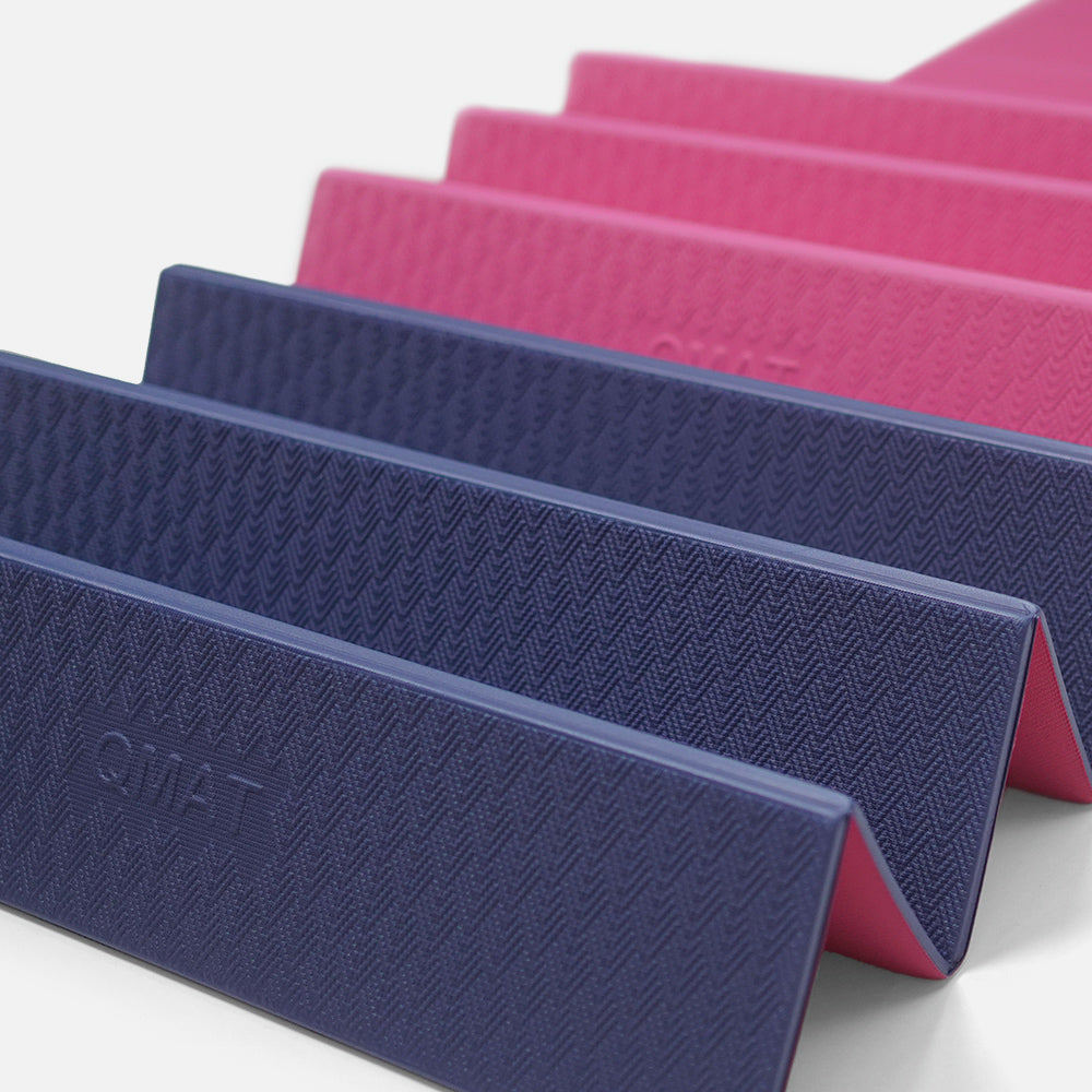 8mm折疊瑜珈墊 (十二折墊) 63*185cm (葉紋)