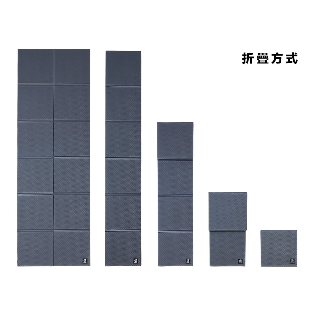 6mm方折疊瑜珈墊 60*180cm