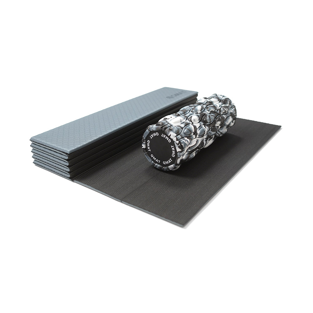 運動組合（6mm折墊＋33cm滾筒＋折墊拉鍊袋(如選項)）